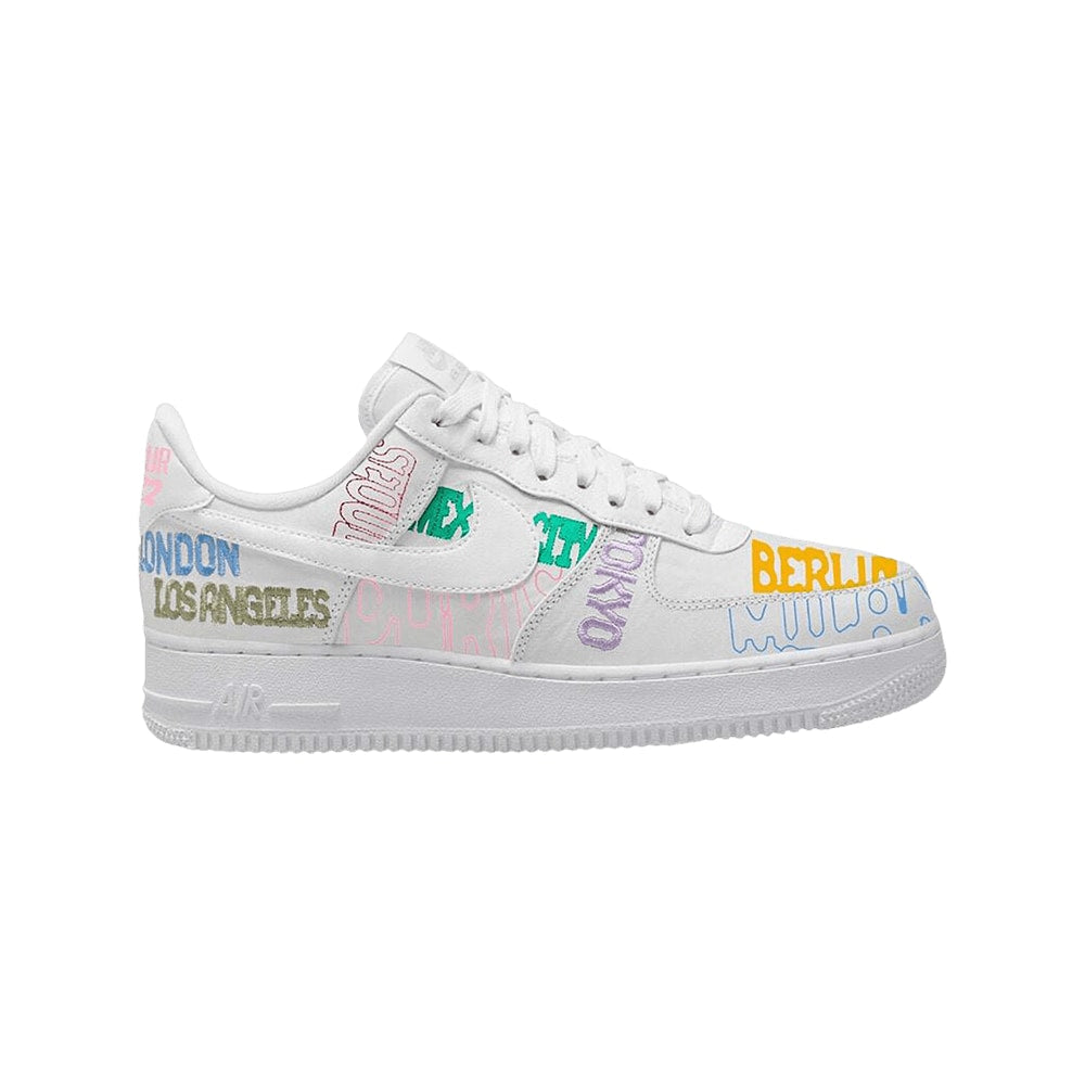 Nike Air Force 1 Low World Tour - White – tenisky, bílá