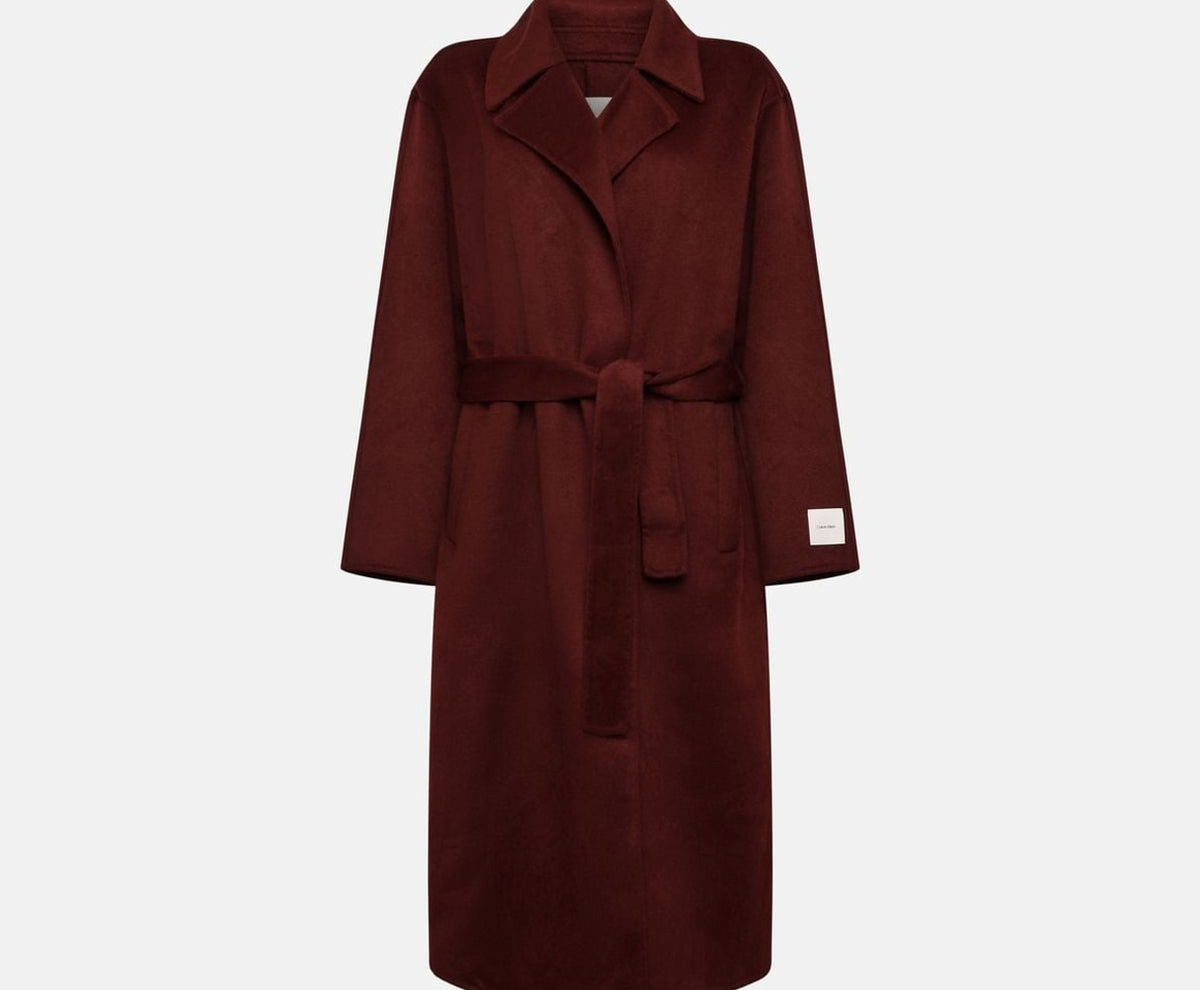 Calvin Klein Wool-blend coat Red – giacca, rosso