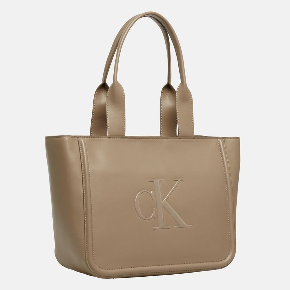 Calvin Klein Tote Bag Taupe – geantă