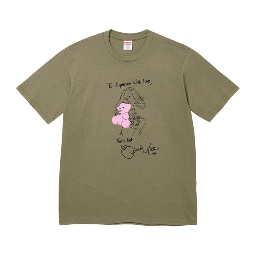 Supreme Paris Tee Light Olive – tricou