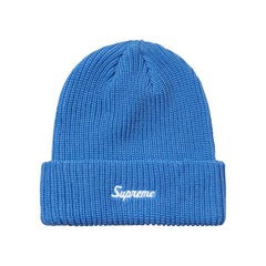Supreme Loose Gauge Beanie Blue