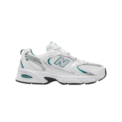 New Balance 530 White Silver Green