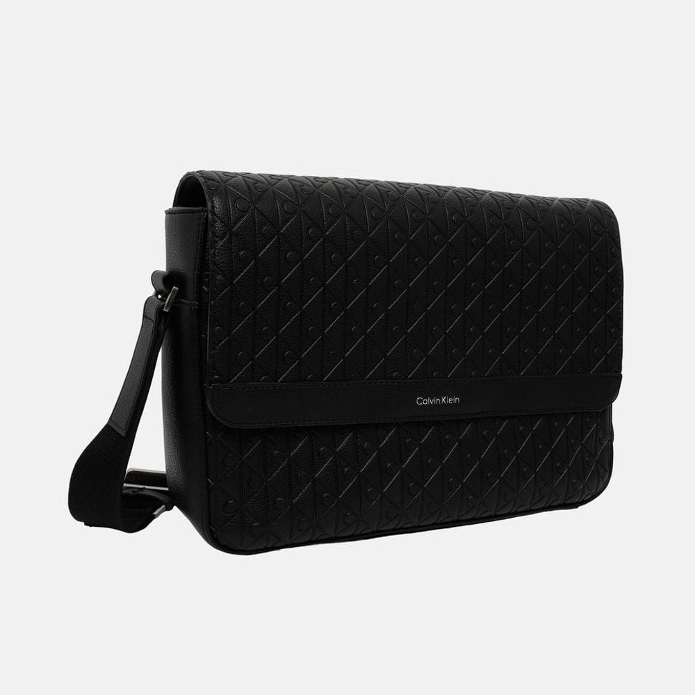 Calvin Klein Cross-body bag Emblem Black – torba, czarny