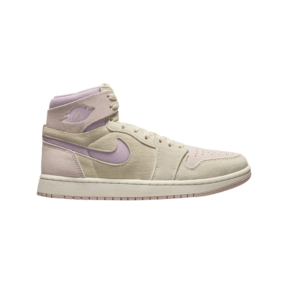 Air Jordan 1 High Zoom Comfort 2 Muslin Plum Chalk – sneakersy, beżowy