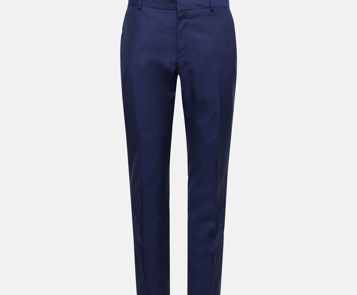 Calvin Klein Wool trousers Midnight Blue – штани