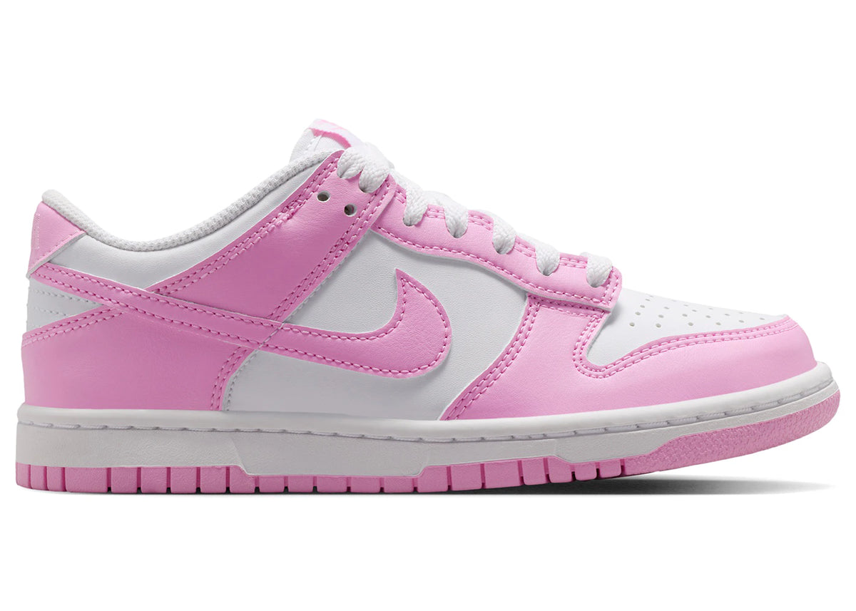 Nike Dunk Low White Pink Rise (GS) – boty