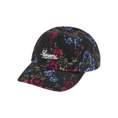 Supreme Floral Flannel 6-Panel Black