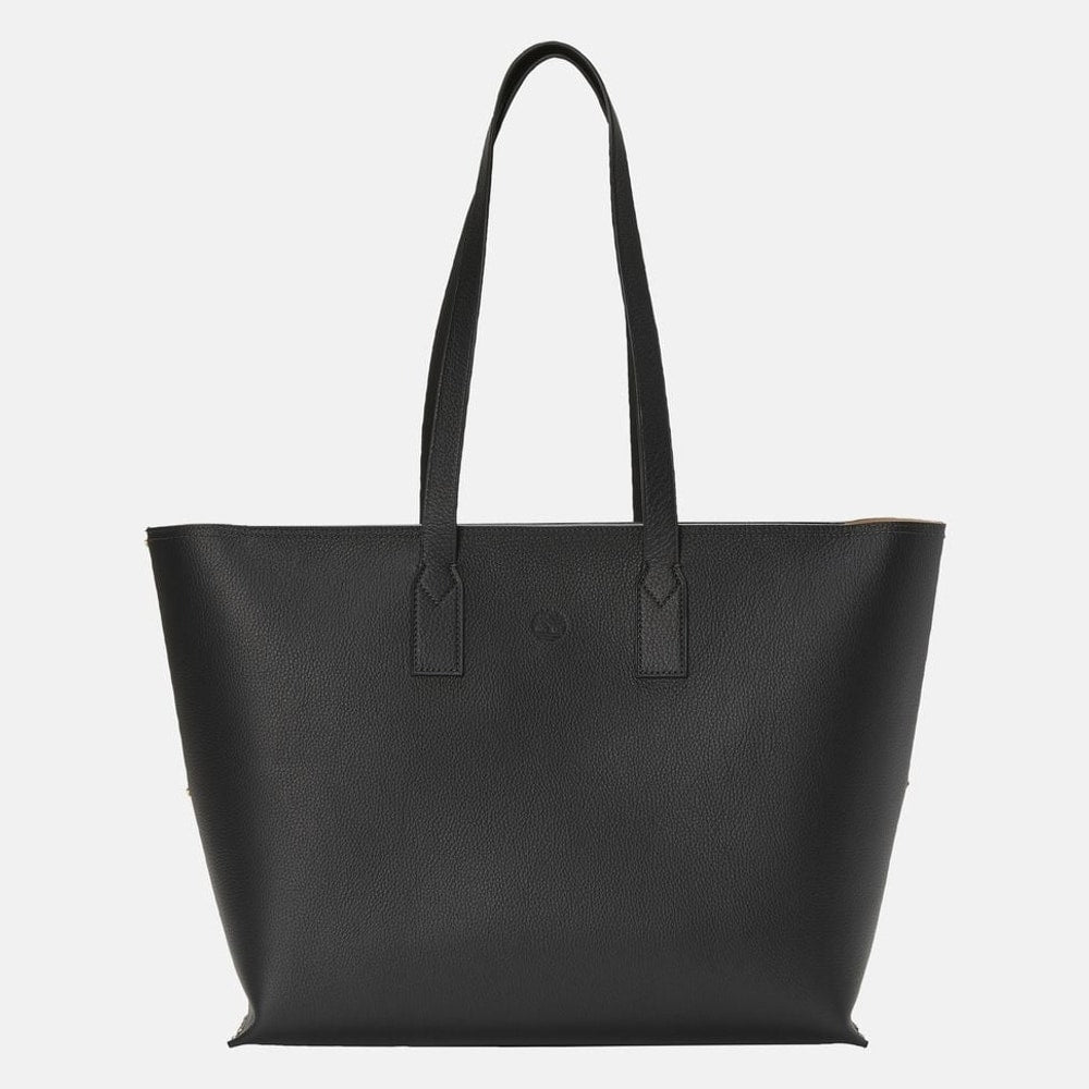 Timberland Leather tote bag Black – Tasche, schwarz