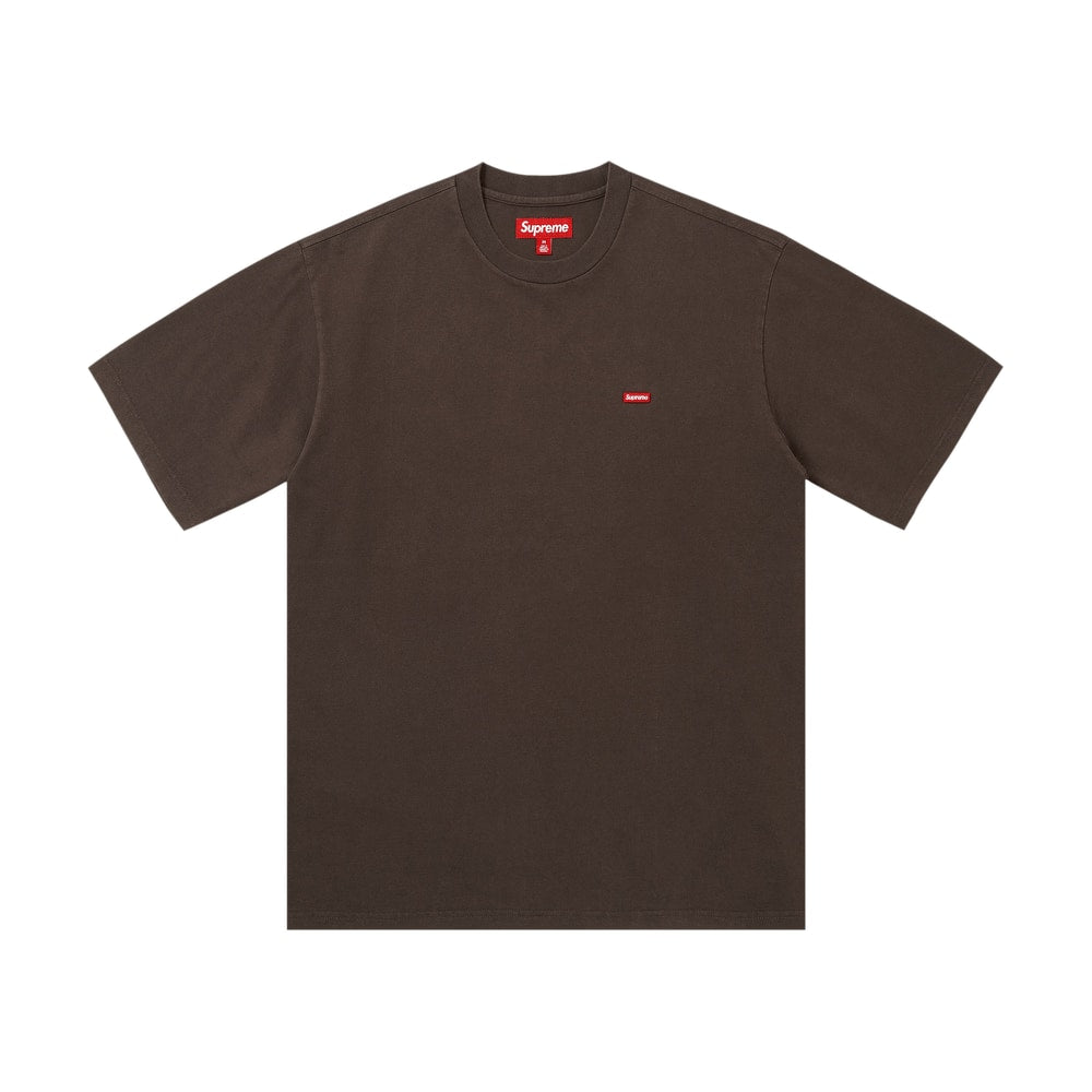 Supreme Small Box Tee Dark Brown – tričko