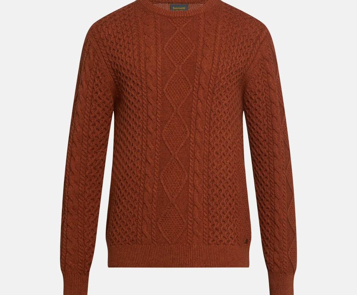 Timberland Knitted jumper Phillips Brook Cherry Red – Bekleidung