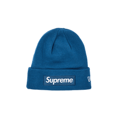 Supreme x New Era Box Logo Beanie Blue