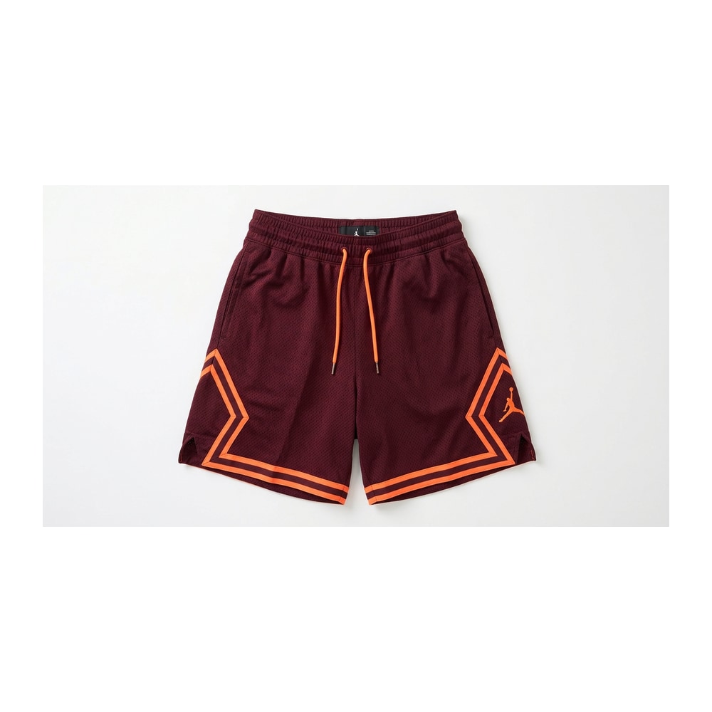 Air Jordan Jordan Sport Women's Diamond Shorts Night Maroon / Orange Pulse – pantaloncini