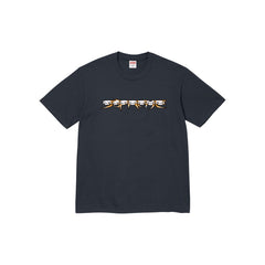 Supreme Skulls Spellout Koszulka Navy