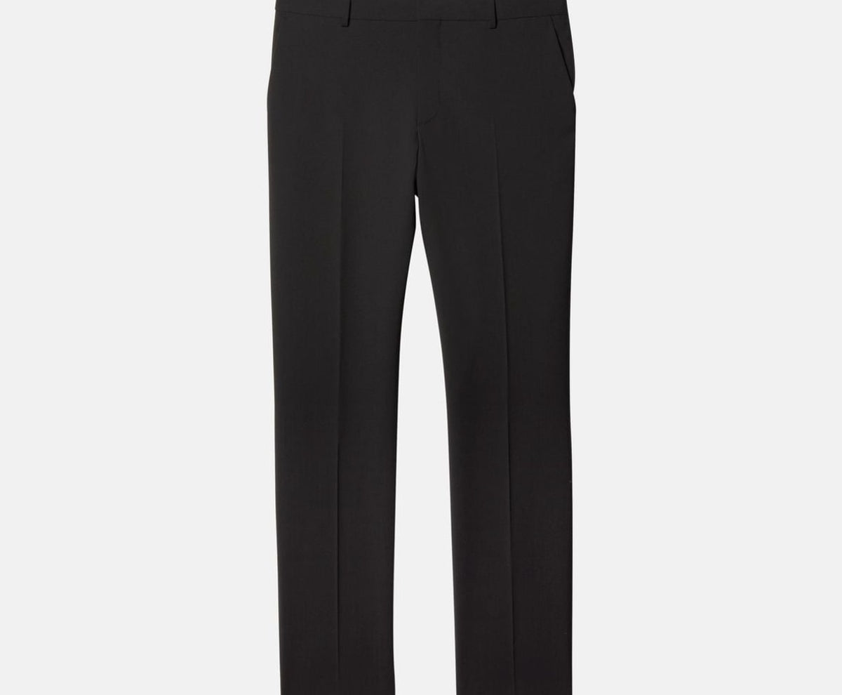 Calvin Klein Wool trousers Black – Hose, schwarz