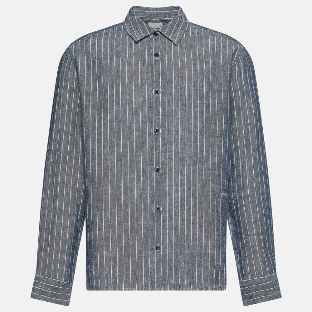 Calvin Klein Linen shirt Blue – облекло, син