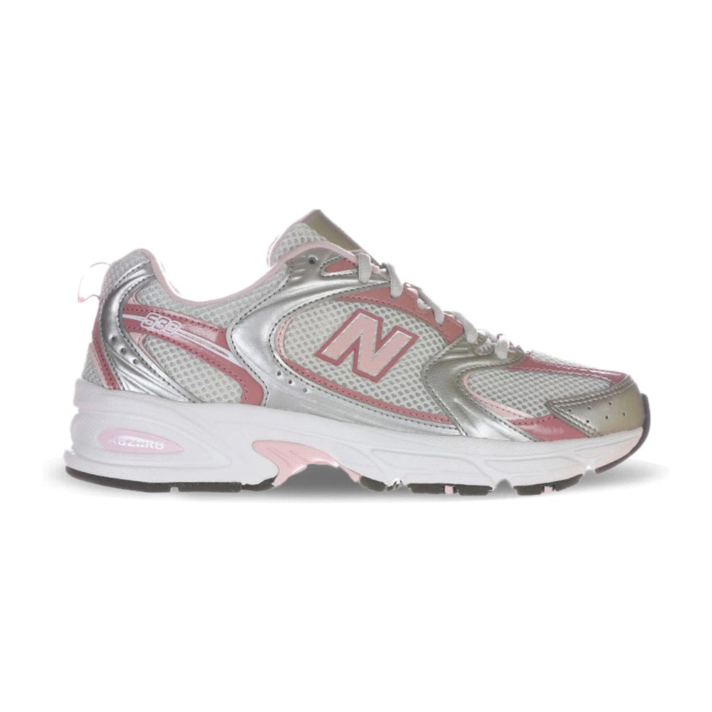 New Balance 530 Silver Metalic Rosewood – baskets, argent