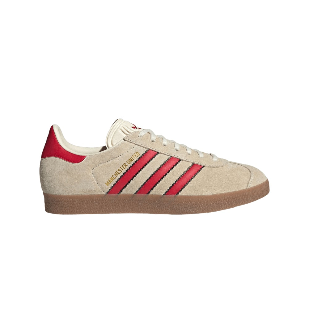 Manchester United x adidas Gazelle Terrace Icons Pack – tenisky, béžová