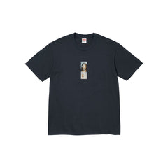 Supreme Prayer Card Box Logo Tee Navy