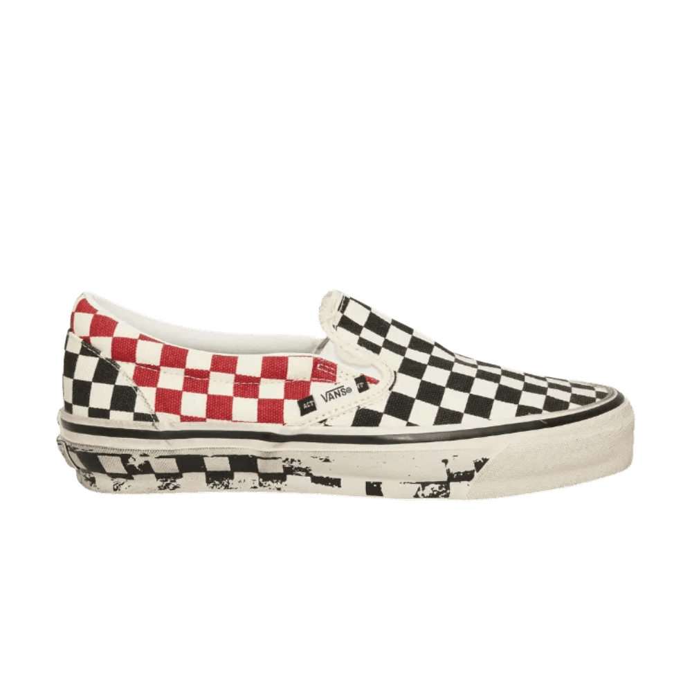 Vans LX Classic Slip-On 98 Act of Disagreement Black Checkerboard