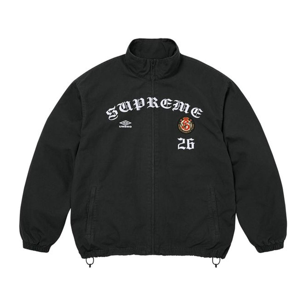 Supreme x Umbro Cotton Ripstop Track Jacket Black – яке
