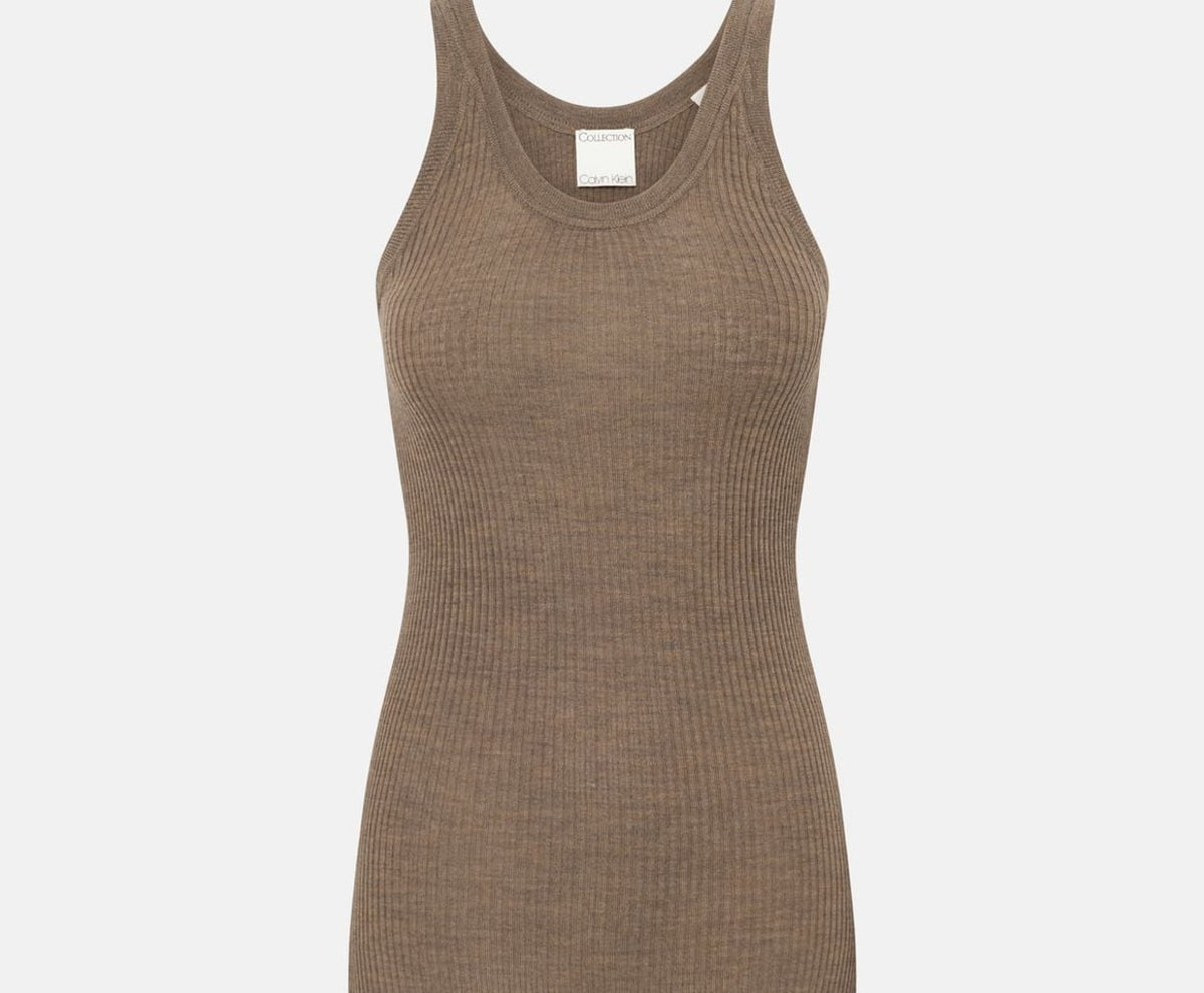 Calvin Klein Blouse Taupe – îmbrăcăminte