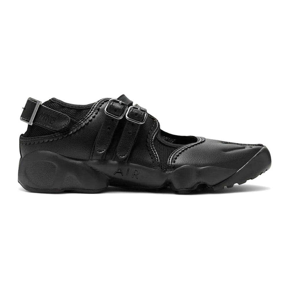 Nike Air Rift Triple Black Buckle Strap (Women's) – zapatillas, negro
