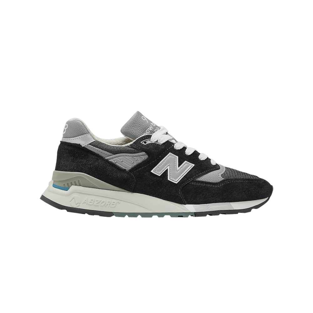 New Balance 998 Made in USA Black Silver – tenisky, černá