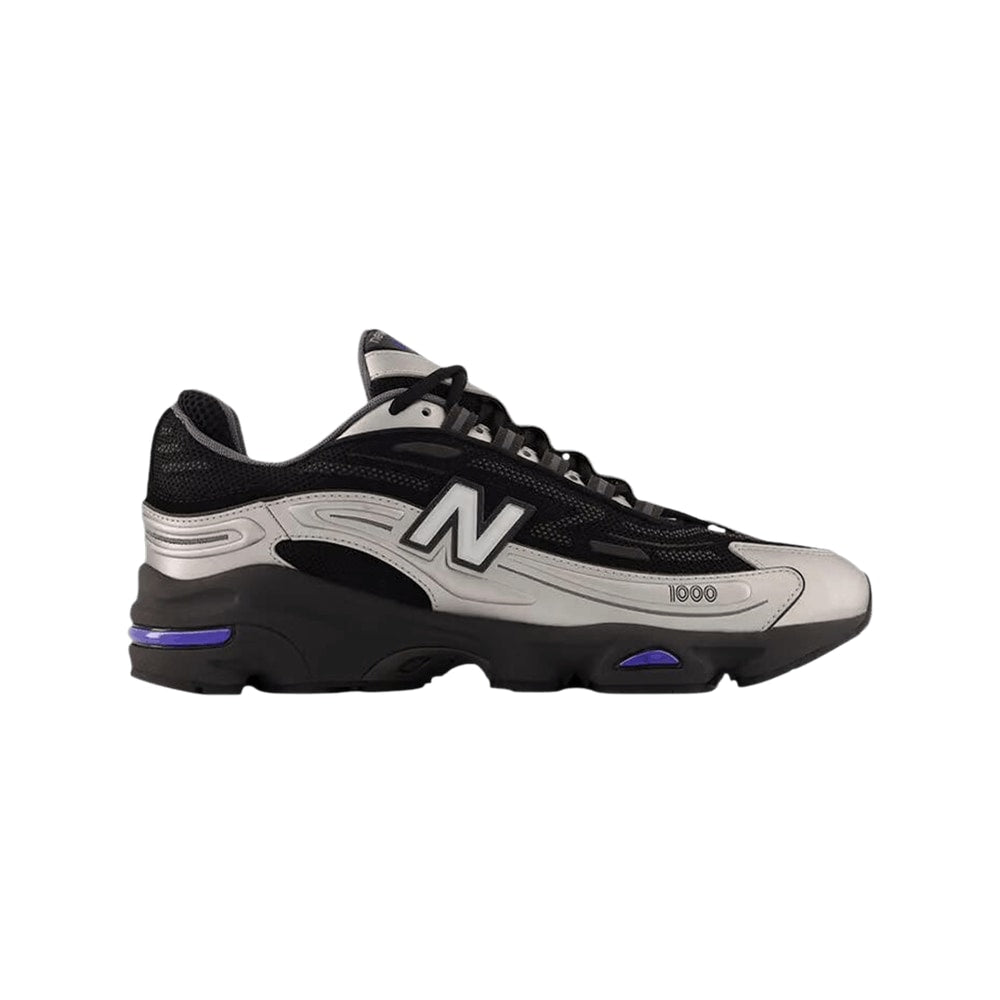 New Balance 1000 Black Silver Metallic – scarpe, argento