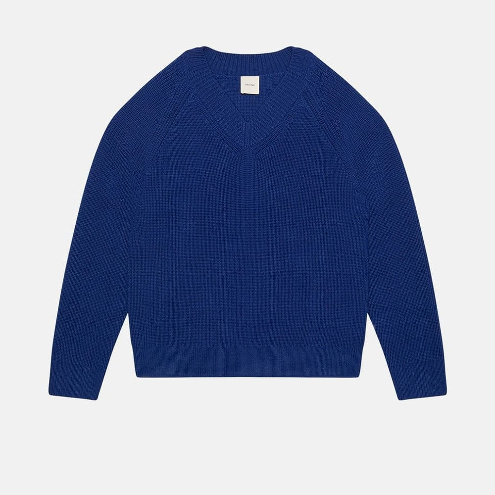 Calvin Klein Wool-blend pullover Blue – hoodie, blue