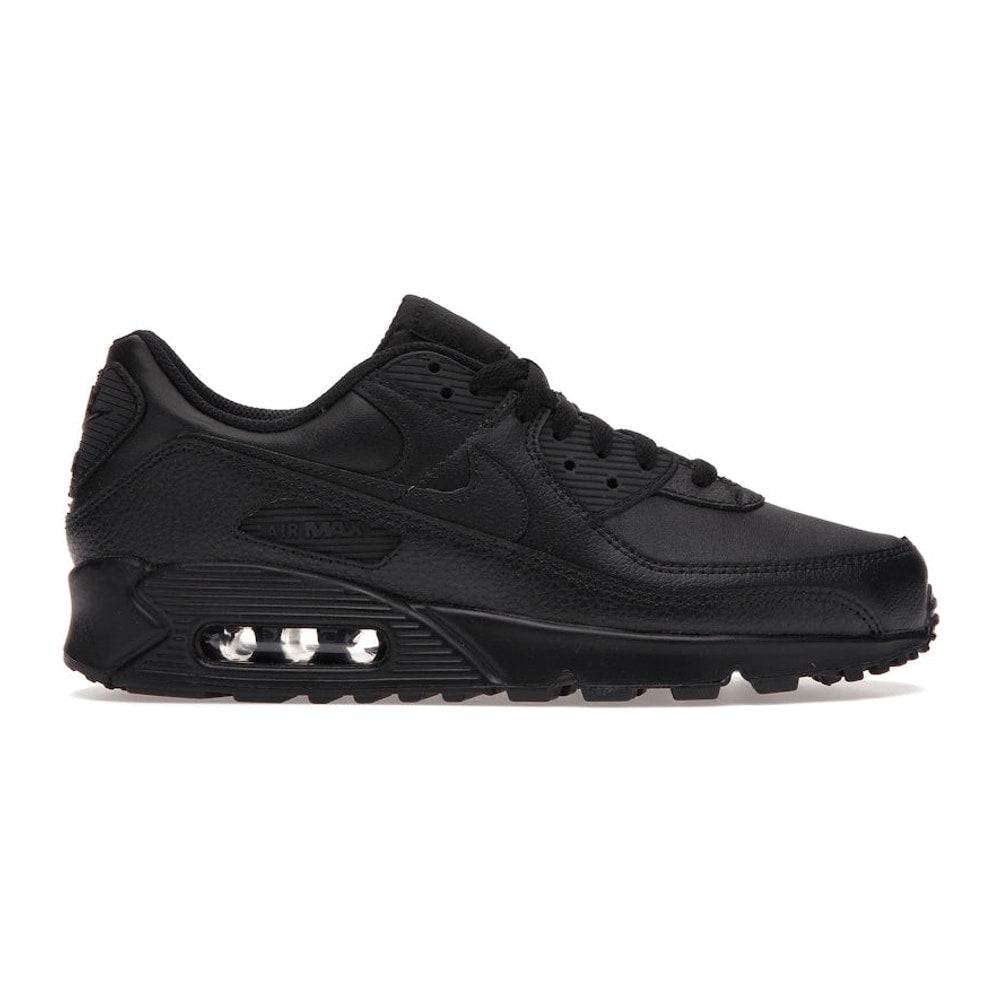 Nike Air Max 90 Leather Triple Black – sneakers, svart