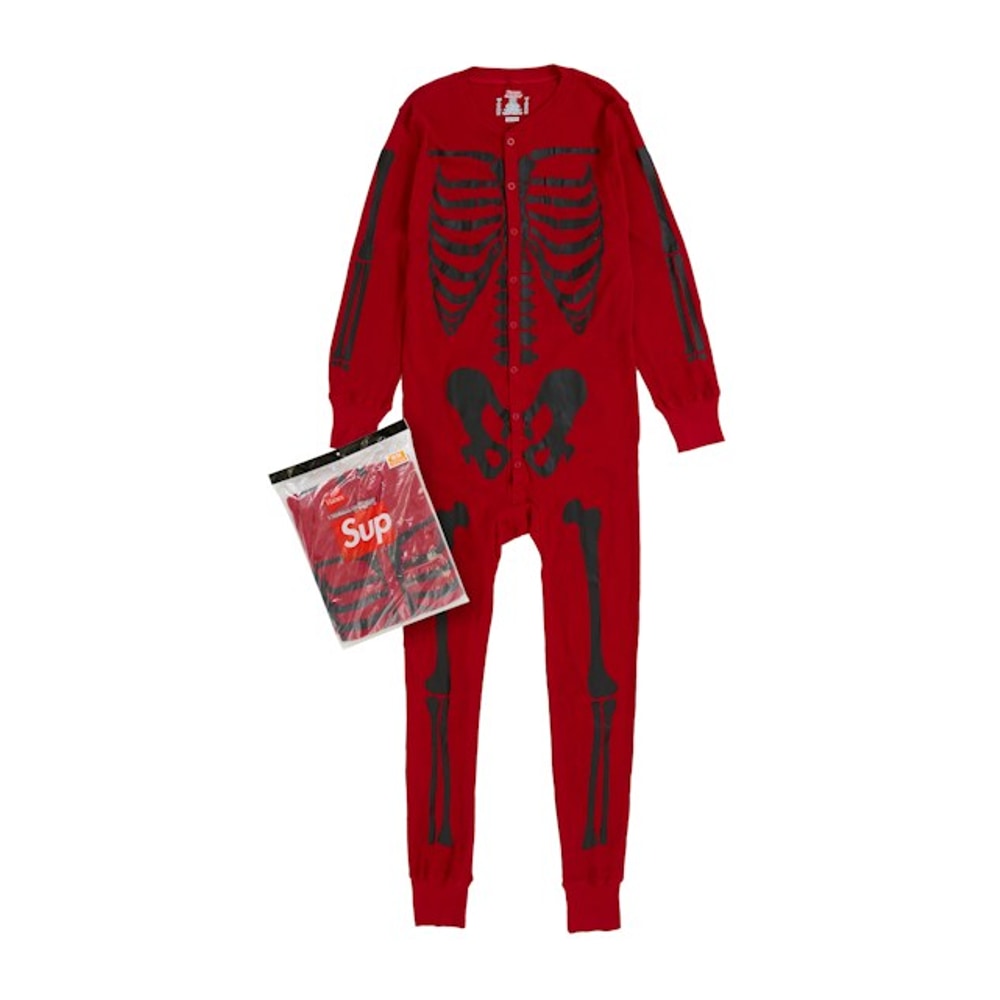 Supreme x Hanes Bones Thermal Union Suit (1 Pack) Red – odjeća