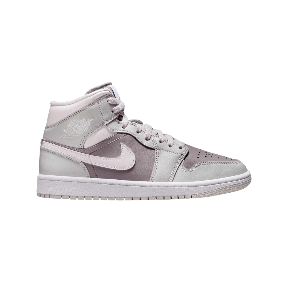 Air Jordan 1 Mid Photon Dust Atmosphere Grey – boty, bílá