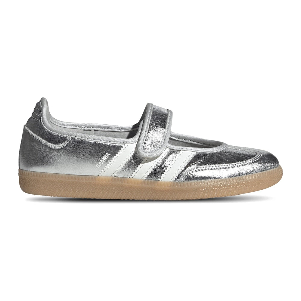 adidas Samba Jane Silver Metallic Off White (Women's) – tenisky, béžová