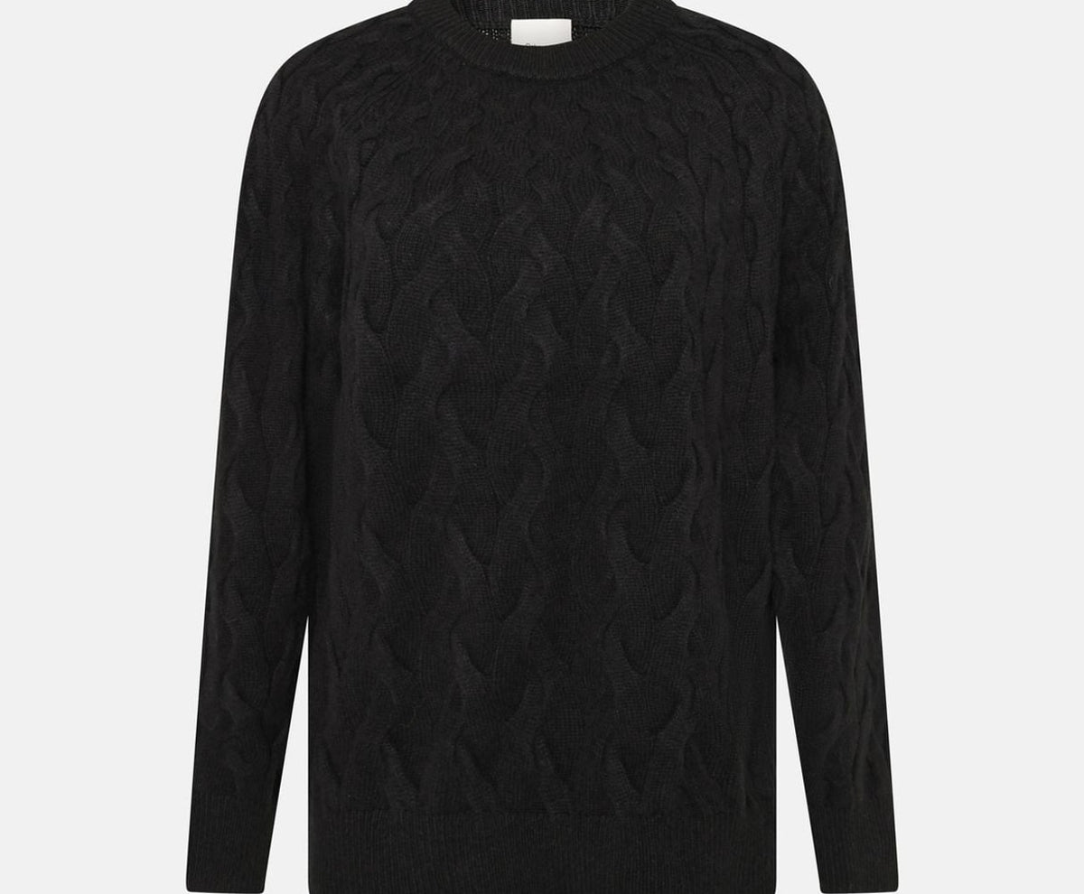 Calvin Klein Wool-blend pullover Black – одяг, чорний