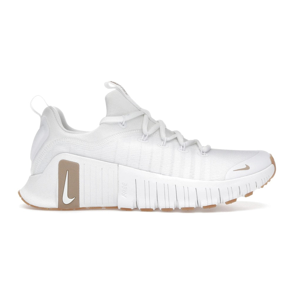 Nike Free Metcon 6 White Gum Light Brown Hemp – buty