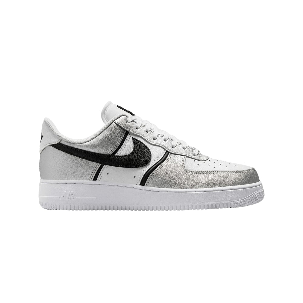 Nike Air Force 1 07 Lv8 Metallic Silver Black White – boty