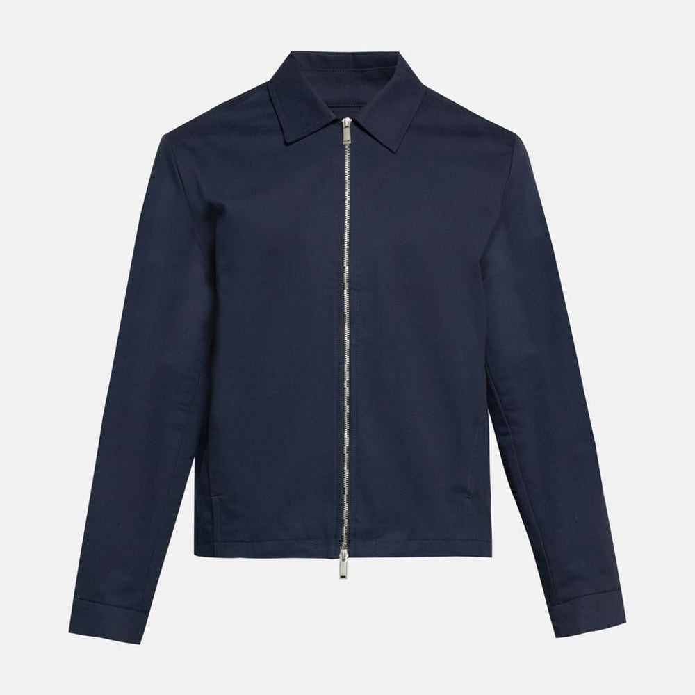 Calvin Klein Shacket Dobby Dark Blue – Bekleidung