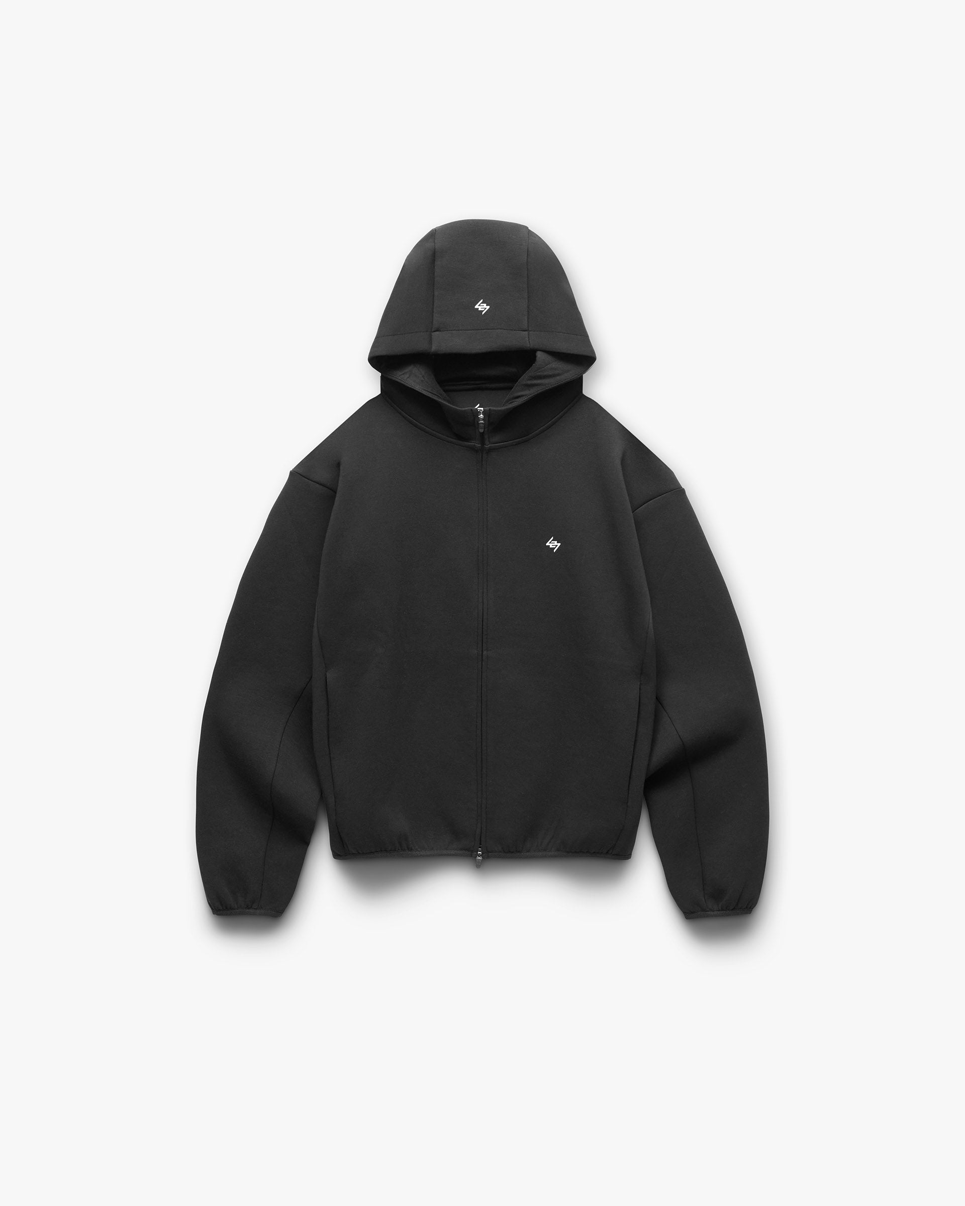 Represent 247 Form Zip Hoodie Jet Black