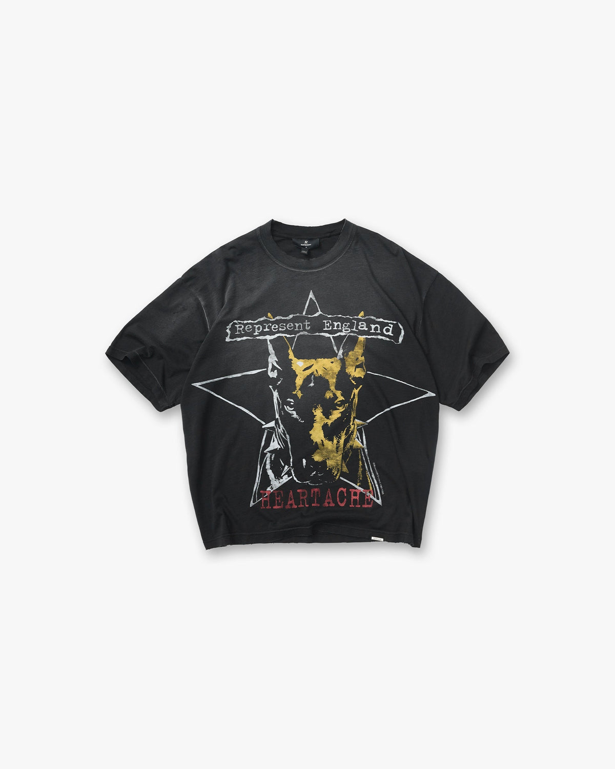 Represent Riot T-Shirt Washed Black – tričko