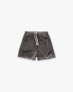 Represent Washed Mesh Shorts Vintage Grey