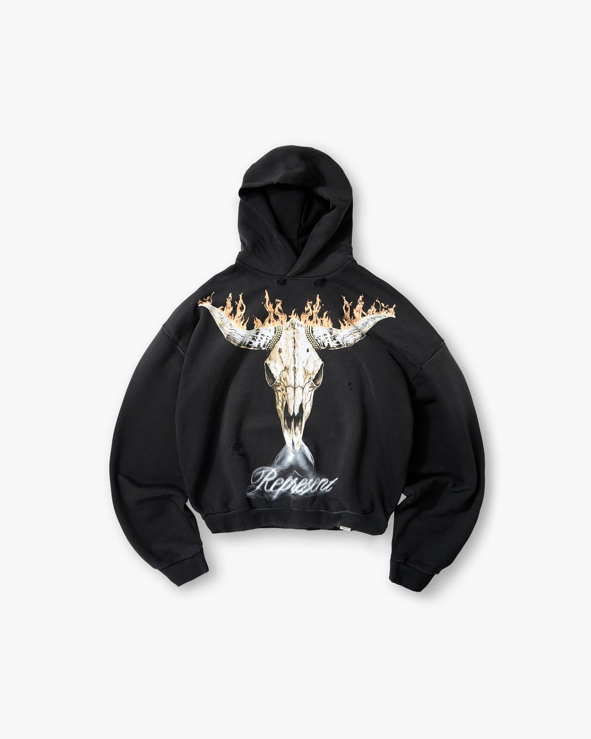 Represent British Cowboys Hoodie Stained Black
