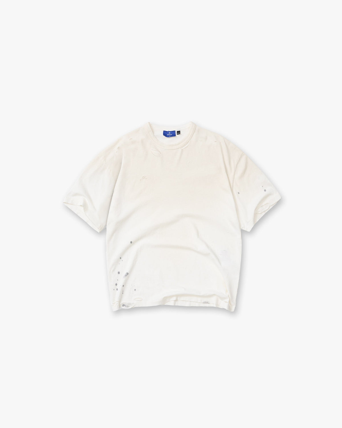 Represent MH Paint Short Sleeve T-Shirt Washed Ecru – T-Shirt