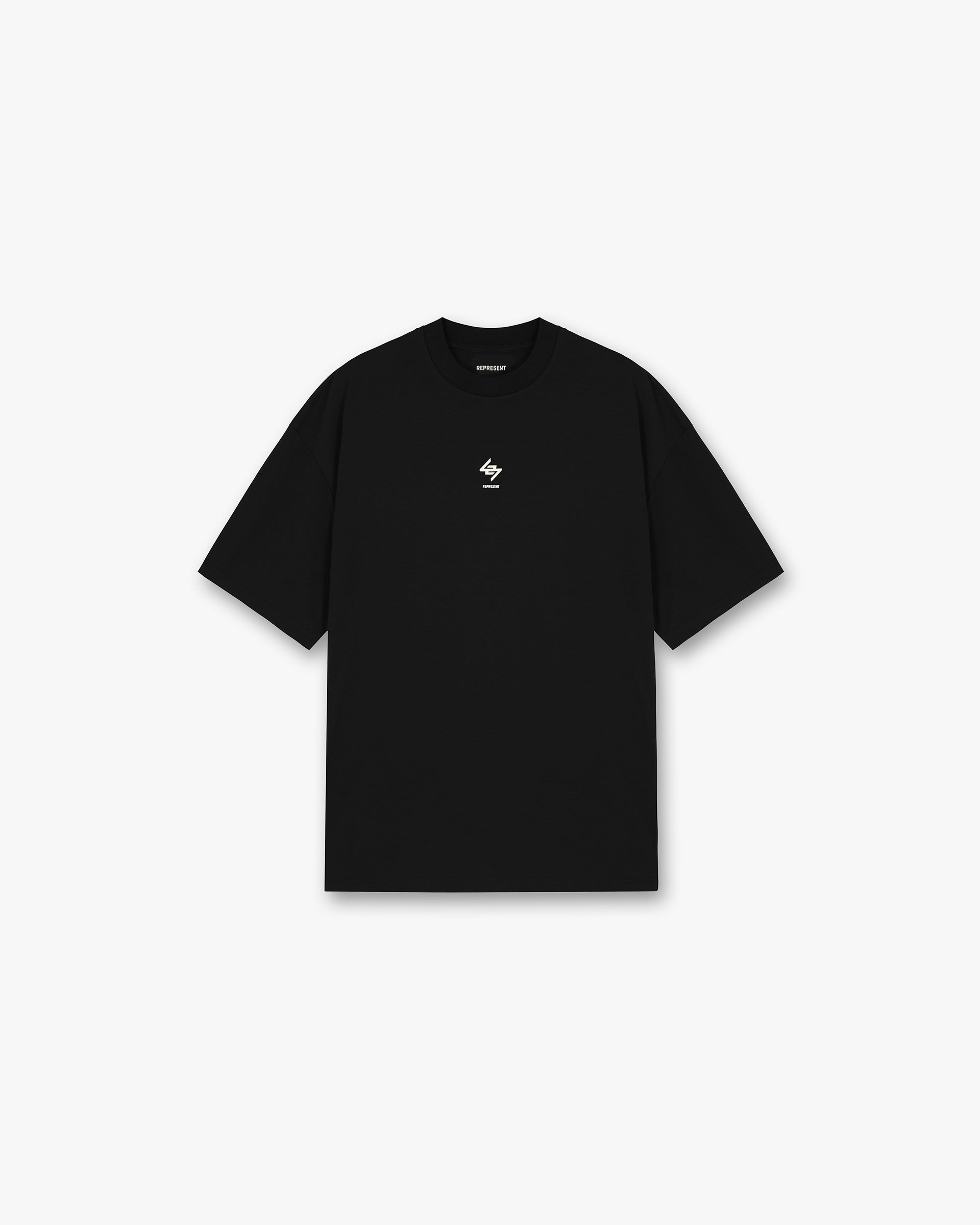 Represent 247 Oversized T-Shirt Jet Black