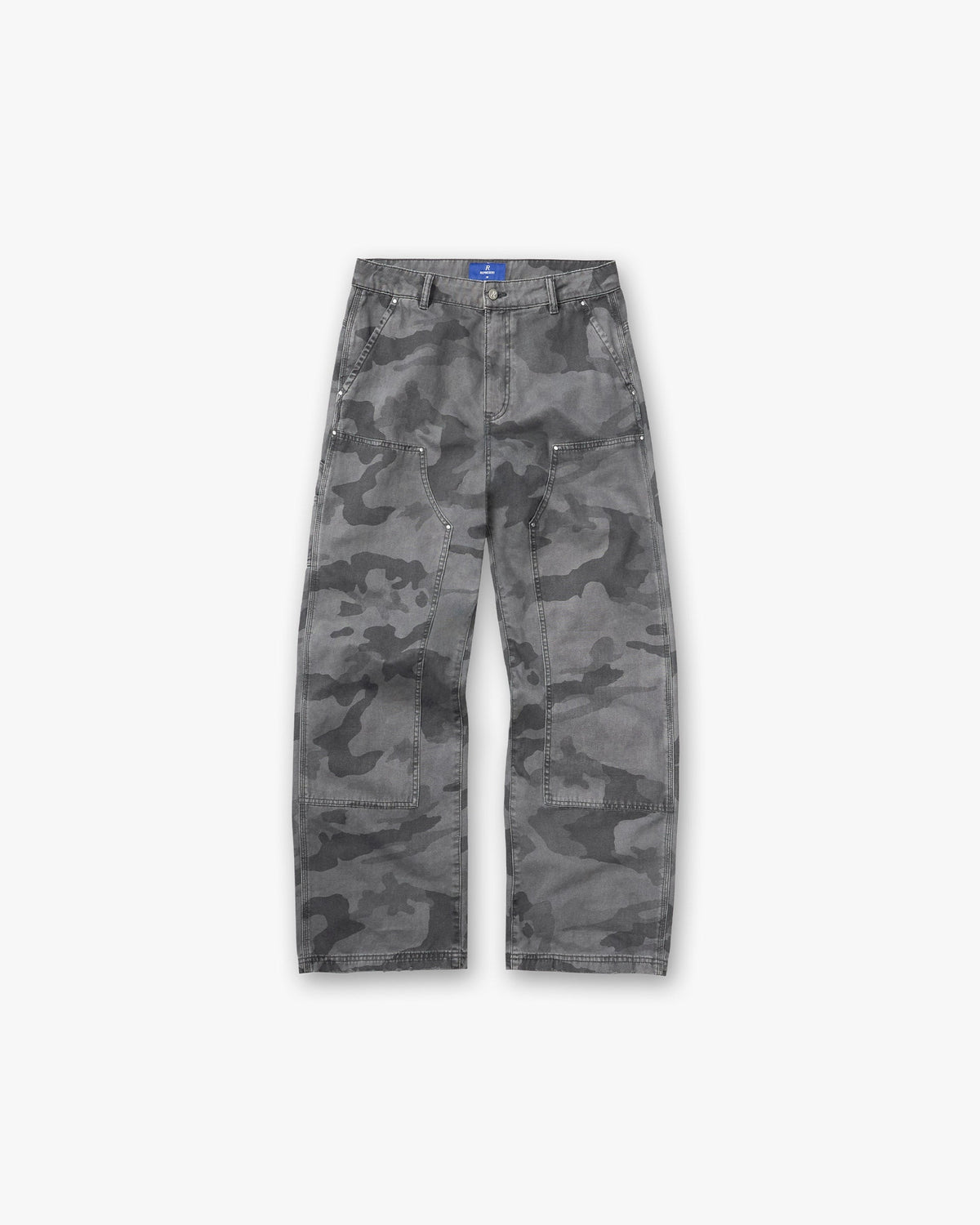 Represent Heaton Camo Workwear Pant Washed Grey Camo – kalhoty