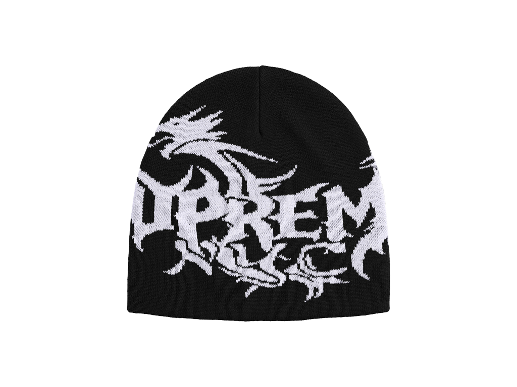 Supreme Dragon Beanie Black-Supreme-pikastore.cz