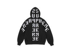 Supreme Mirrored Appliqué Hooded Sweatshirt Black