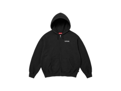 Supreme Blessed Appliqué Zip Up Hooded Sweatshirt Black