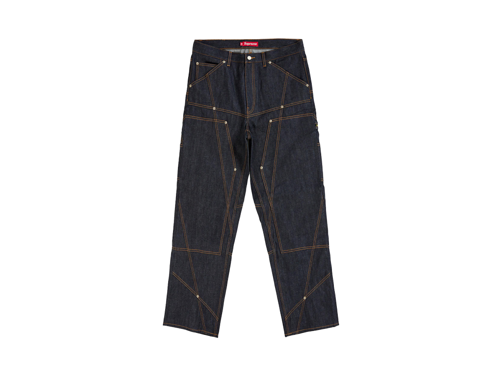 Supreme Paneled Double Knee Painter Pant Rigid Indigo-Supreme-pikastore.cz