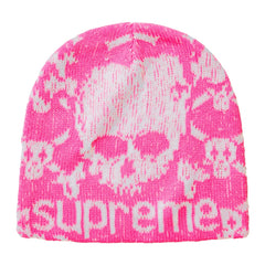 Supreme®/Vanson Leathers® Skull Beanie Pink